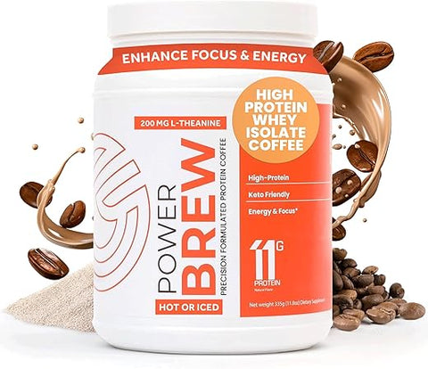 Café com Teanina – Whey Isolado de Alta Proteína para Aumentar o Foco – 500g - Tuff Genius