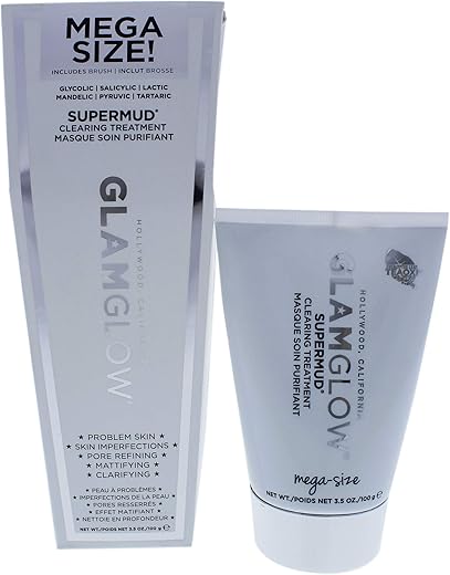 Tratamento para Mulheres, Supermud Clearing, 100ml, 3.5 fl oz - Glamglow