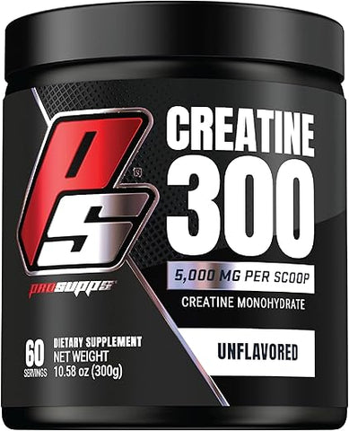 Creatine 300 – Monohidrato de Creatina Micronizada de Grau Farmacêutico 100%%, 5.000mg, 60 Porções - PROSUPPS