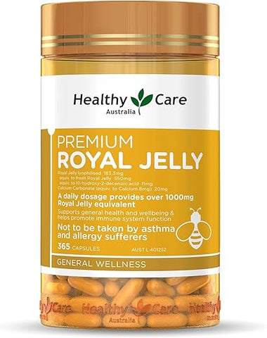 Royal Jelly 1000 – 365 Cápsulas – Suplementos da Austrália – Cuidados Saudáveis - Healthy Care