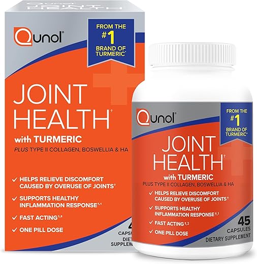 5-em-1 Suplemento para Suporte Articular, Ação Rápida, Dose de Uma Cápsula, Apoio à Resposta Inflamatória Saudável - Qunol