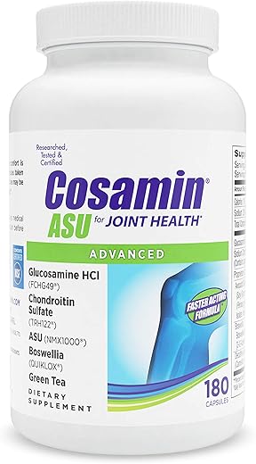 Nutramax Laboratories - Nutramax Cosamin® ASU – Suplemento para Saúde das Articulações com Glucosamina e Condroitina