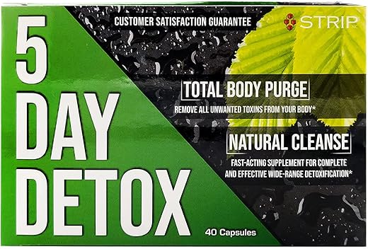 Wellgenix - Desintoxicação Completa do Corpo Strip 5 Dias | Elimine Toxinas | Limpeza Corporal