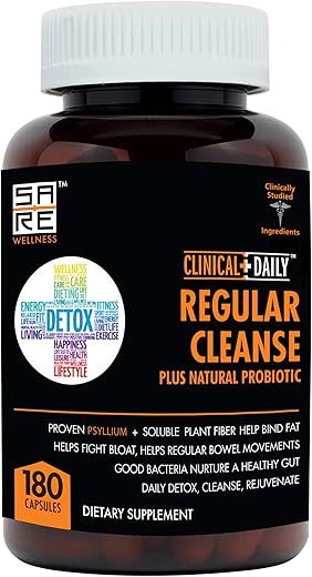 Clinical Daily - Limpeza Diária Regular Plus Probiótico Natural – Limpeza do Cólon