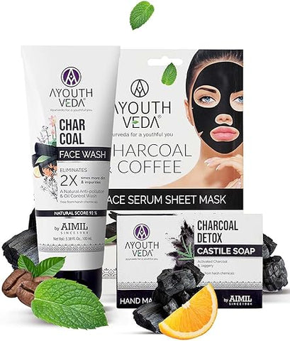 AYOUTHVEDA - Combo Detox para a Pele: Limpeza Profunda e Renovação | Marca do Produto