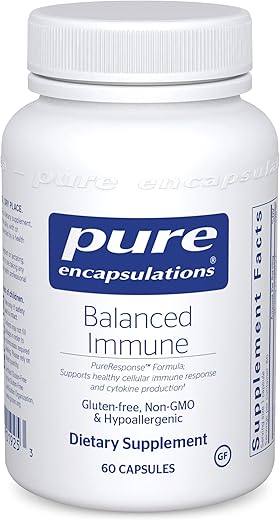 Balanced Immune | Suporte para Função Articular, Gastrointestinal e Tireoide | 60 Cápsulas - Pure Encapsulations