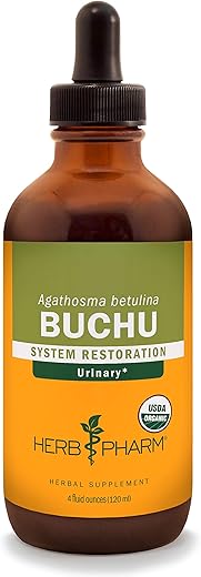 Extrato Líquido de Buchu Orgânico Certificado para Suporte ao Sistema Urinário – 120 ml - Herb Pharm