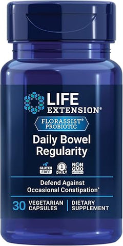 FLORASSIST Regularidade Diária do Intestino, 30 cápsulas vegetarianas - Life Extension
