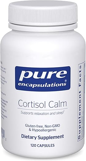 Cortisol Calm – Suporte para a Saúde do Cortisol – 60 cápsulas - Pure Encapsulations
