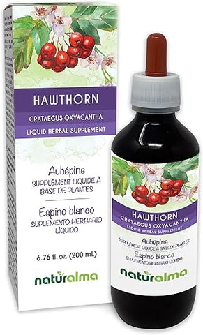 Tintura de Crataegus oxyacantha (Espinheiro Branco) – 200 ml Extrato Líquido em Gotas – Vegano - Naturalma