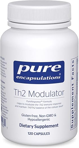 Th2 Modulator | Modula a Resposta Imune Th2 e Mantém o Equilíbrio Th1/Th2* | 120 Cápsulas - Pure Encapsulations