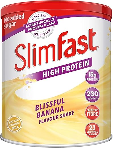 SlimFast - Slim Fast Pó Banana Deliciosa 438g – Energia e Sabor para sua Rotina
