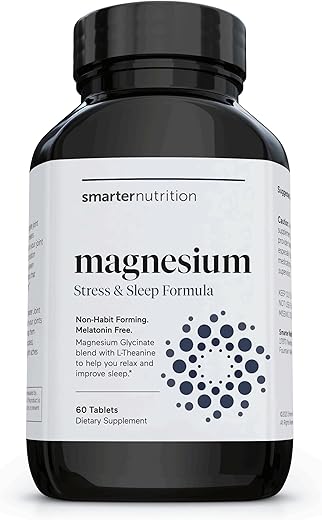 SMARTERNUTRITION - Smarter Magnesium Multi-Active – 4 Formas de Magnésio, Glicinato, Citrato, Malato e Bisglicinato – Sem Efeito Laxativo (30 Porções)