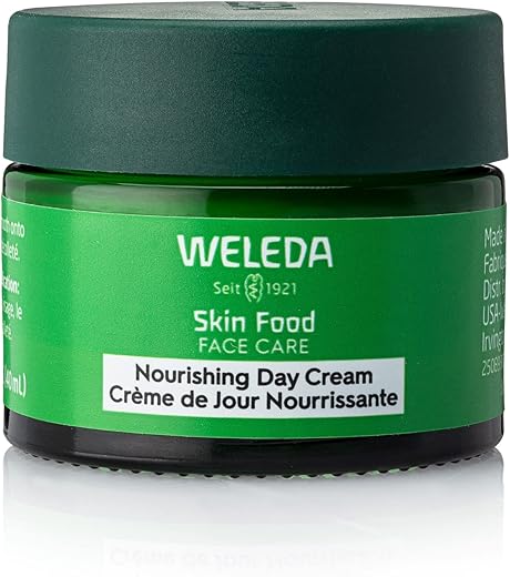 Skin Food Creme Facial Nutritivo, 1.3 Fluido Ounce, Hidratante Vegetal com Extrato de Folha de Oliveira, Esqualano e Camomila - Weleda