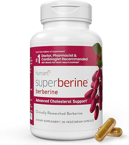 Suplemento humanN SuperBerine Berberina – Colesterol: Benefícios e Resultados