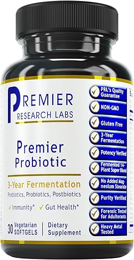 Probiotic Caps – Pré, Pro e Pós-Bióticos – para Saúde Intestinal e Digestiva - Premier Research Labs