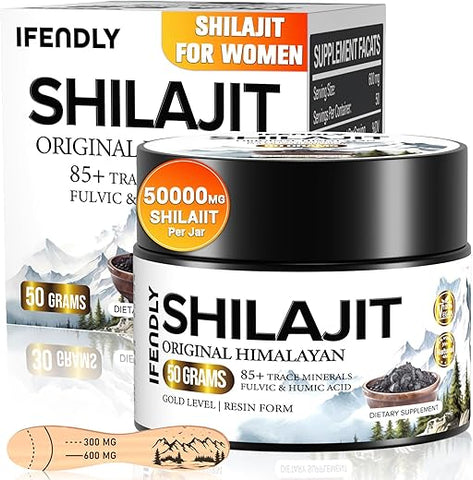 ifendly - Resina de Shilajit para Homens – Potencialize sua Vitalidade Naturalmente | Marca: Shilajit