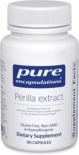 Extrato de Perilla Pure Encapsulations | Suporte para Modulação Saudável de Citocinas Th2 e Saúde Mucosal* | 90 Cápsulas