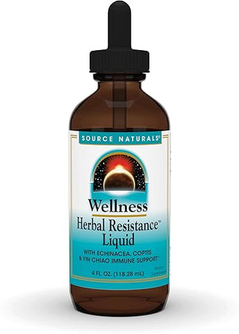 Wellness Herbal Resistance – Defesa Imune Líquida – 60ml - Source Naturals