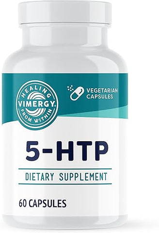 5-HTP Cápsulas, 60 Porções – Equilíbrio Saudável do Humor - Vimergy