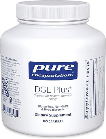 DGL Plus – Suplemento para Saúde Intestinal Masculina – 60 cápsulas - Pure Encapsulations
