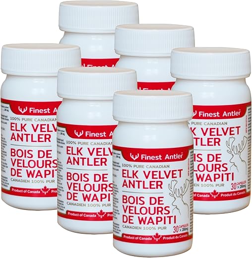 Finest Antler - Velvet Antler 100% Puro Sem Aditivos, Liofilizado, Moído Fino, Não-OGM, Fabricado no Canadá (6)