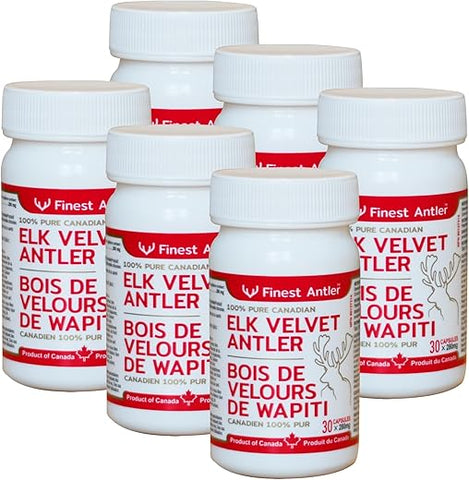 Finest Antler - Velvet Antler 100% Puro Sem Aditivos, Liofilizado, Moído Fino, Não-OGM, Fabricado no Canadá (6)