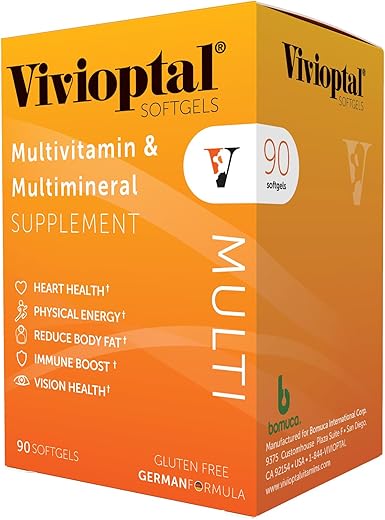 Vivioptal Vitamins - Vivioptal Multi 90 Softgels – Multivitamínico de Alta Potência 90 cápsulas