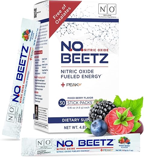 N1O1 - N.O. Beetz | Suplemento Óxido Nítrico | Hidratação e Energia Celular | 60g