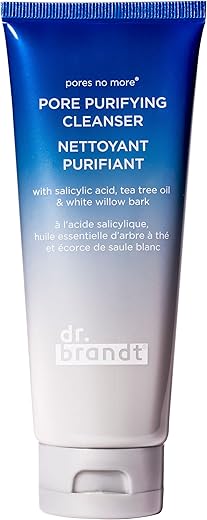 Dr. Brandt Skincare - Dr. Brandt Pores No More Purifying Cleanser – Gel Não Ressecante – Limpa, Purifica e Dissolve o Excesso de Óleo, Resíduos e Detritos – 105 ml