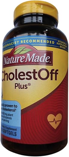 OProCyn - Nature Made Cholest Off Plus 900mg Plant Sterols 210 Softgels – Redutor de Colesterol à Base de Plantas 900mg 210 Cápsulas