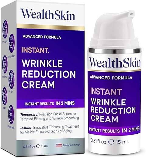 Wealthskin - Creme Instantâneo para Rugas nos Olhos: Efeito Firmeza Temporário – 30g
