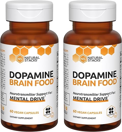 NATURAL STACKS - Suplemento de Foco Dopamina – Aumente sua Concentração e Produtividade | Marca: Dopamine Focus