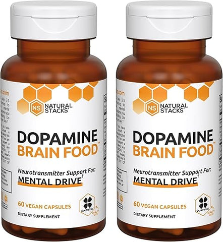 NATURAL STACKS - Suplemento de Foco Dopamina – Aumente sua Concentração e Produtividade | Marca: Dopamine Focus