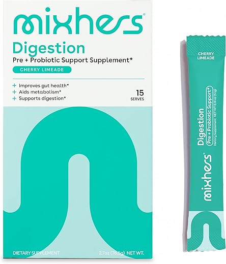 MIXHERS - Suplemento Digestivo para Saúde Intestinal – Metabolismo e Digestão – Marca: Digestion