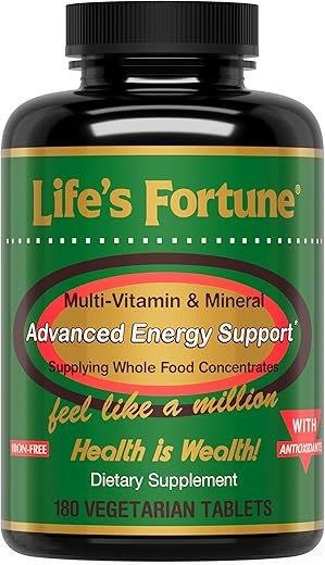 Life's Fortune - Life’s Fortune Multivitamina – Fórmula Completa para uma Vida Saudável – 60 Cápsulas