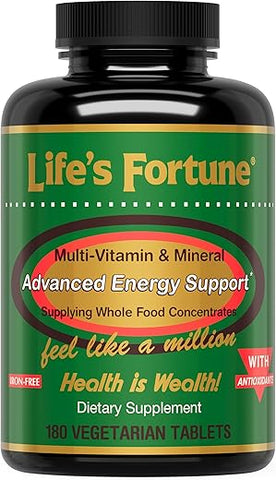 Life's Fortune - Life’s Fortune Multivitamina – Fórmula Completa para uma Vida Saudável – 60 Cápsulas