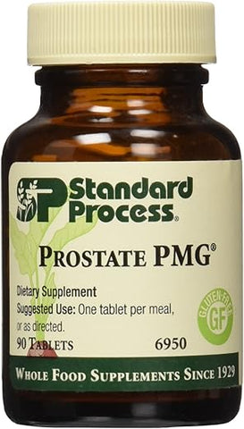 Standard Process Inc. - Standard Process- Prostate PMG, 90 Comprimidos | Suporte para a Próstata | Fórmula Avançada | 100% Natural