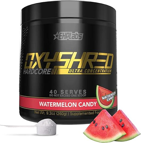 OxyShred Hardcore Super Dosed – Pó Pré-Treino com L-Glutamina | 300g - EHP Labs