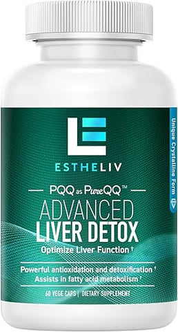 Detox Avançado para o Fígado – 60 Cápsulas Vegetais - ESTHELIV