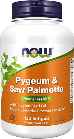 Suplementos, Pygeum – Benefícios para a Saúde Masculina | 60 Cápsulas de 100mg - NOW Foods
