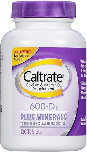 Cálcio para ossos fortes – 500mg, 60 comprimidos - Caltrate