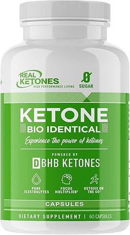 BHB: Pílulas Keto de Cetonas Exógenas e Eletrólitos para Energia Aprimorada - Real Ketones