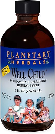 Planetary Herbals - Planetary Formulas Well Child, Xarope Echinacea-Elderberry, 236.56 ml – Compre Agora!