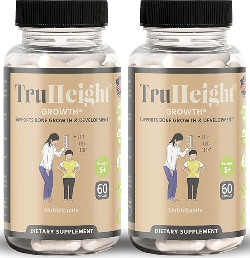 AmmoniaSport - Cápsulas TruHeight – Suplemento Natural para Crescimento de Altura Infantil