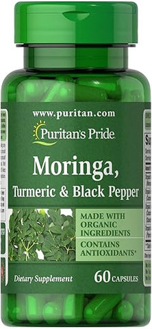 Puritan's Pride - Puritan’s Pride Moringa e Cúrcuma – Potencialize sua saúde com este poderoso combo!