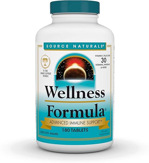 Vitaminas Wellness Formula Bio-Aligned da Source Naturals – Fórmula de Bem-Estar com Máxima Visibilidade