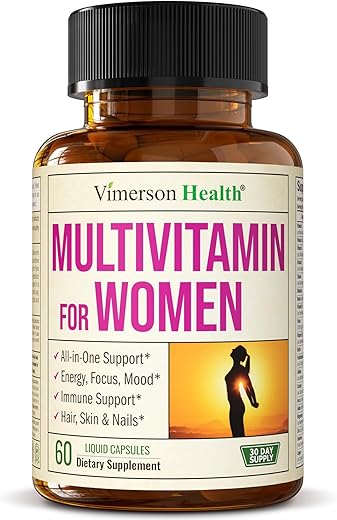 Vimerson Health - Multivitamínico para Mulheres – Completo Multivitamínico Feminino
