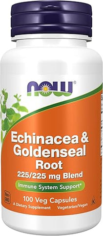 NOW Foods - NOW Supplements, Echinacea – Reforço Imunológico Natural – 60 cápsulas