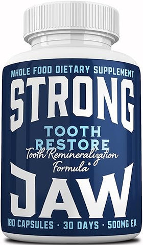Strong Jaw - Restaurador Dental – Fortalece os Dentes – Marca: Tooth Restore – 60g